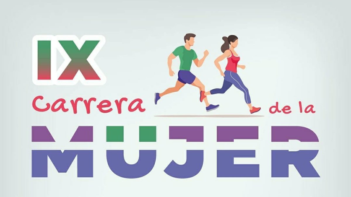 Cartel de la 9ª edición de la Carrera de la Mujer en Almería.