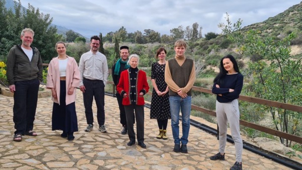 Los artistas llegados a Mojácar en este mes de febrero.