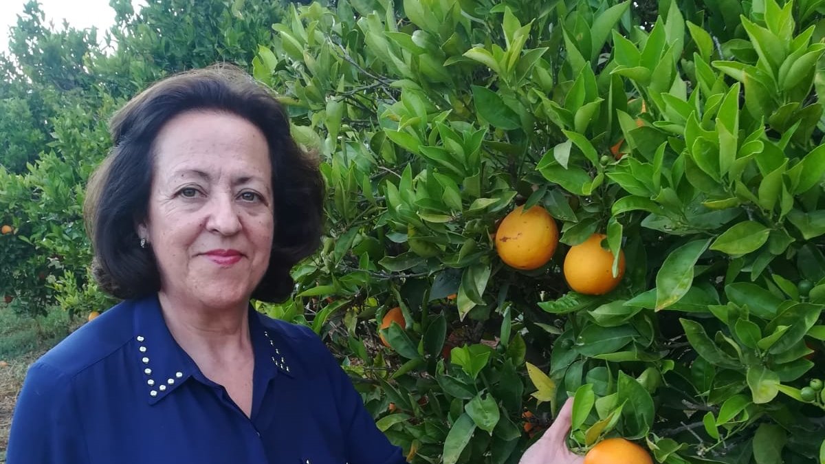 Una productora ecológica de cítricos del Almanzora.