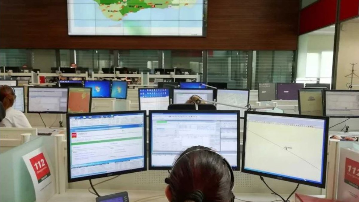 Aviso atendido en el centro coordinador de emergencias 112-