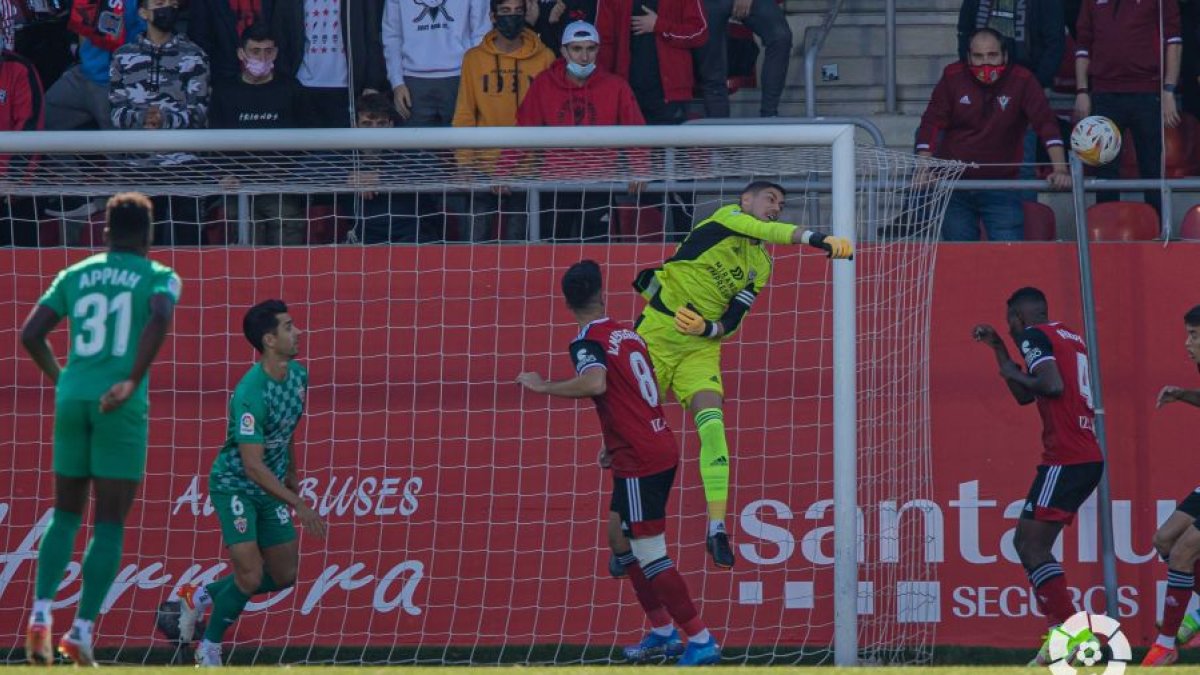 El Mirandés ha encajado siete goles en los últimos dos partidos.
