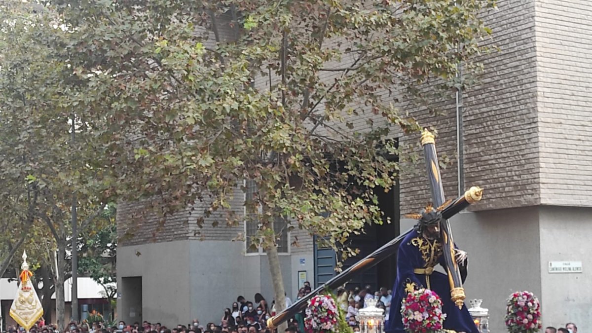 Pasión fue la primera hermandad en salir tras la pandemia.