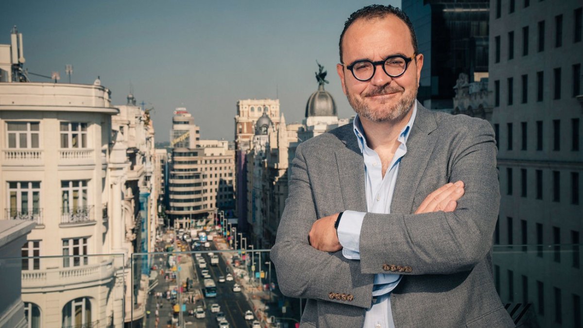 Juan Pablo Colmenarejo, en una imagen publicada por Telemadrid.
