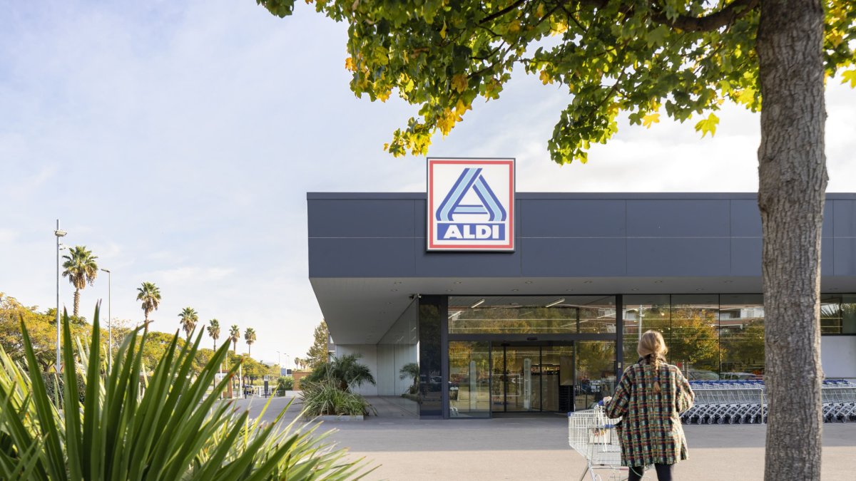 Supermercado Aldi en la provincia.