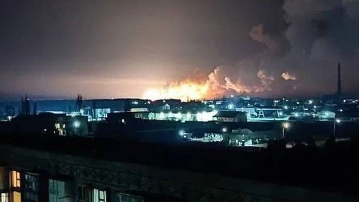 Imágenes de los primeros ataques sobre Kiev.