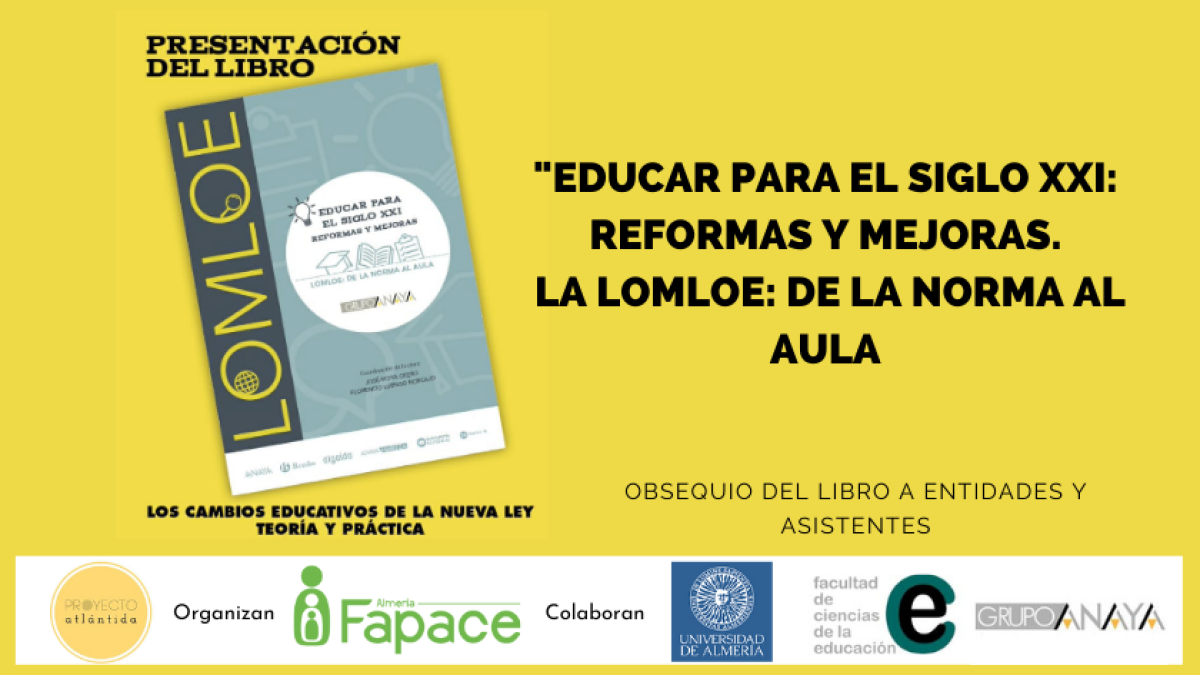 Cartel de Presentación en Almería del libro \