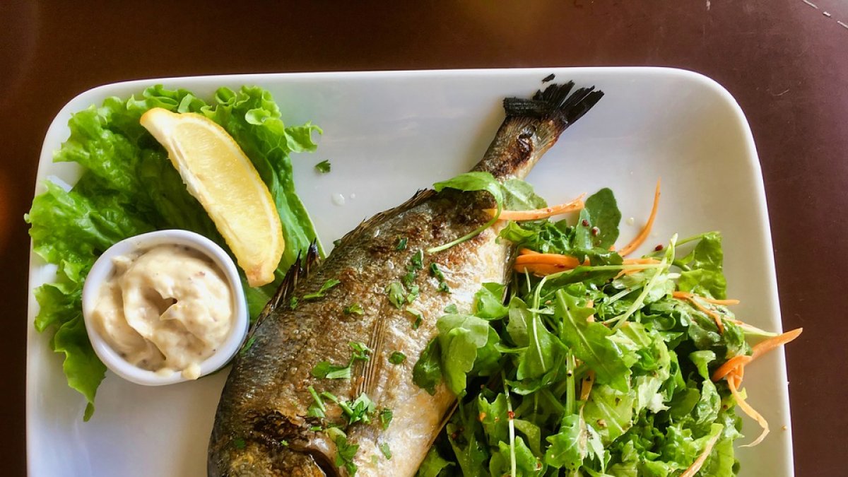 Pescado para el almuerzo de este domingo.