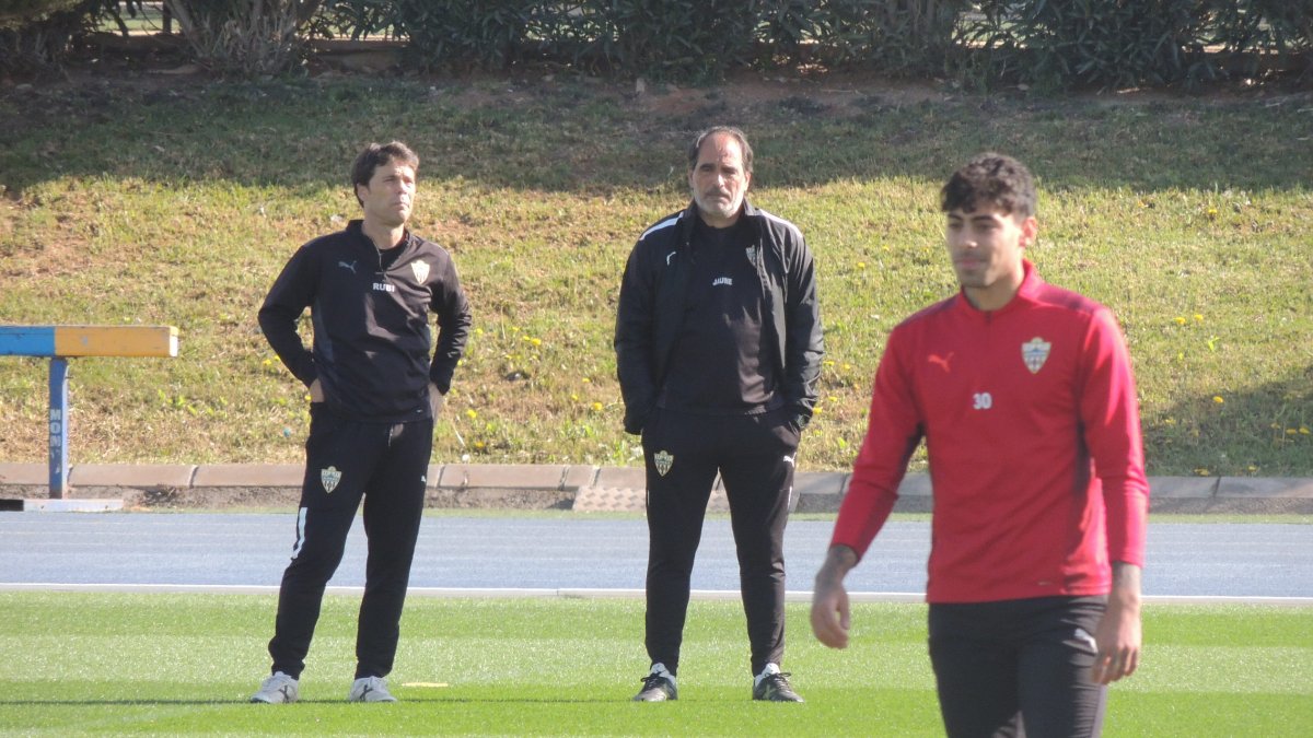 Rubi, este lunes en el campo Anexo.