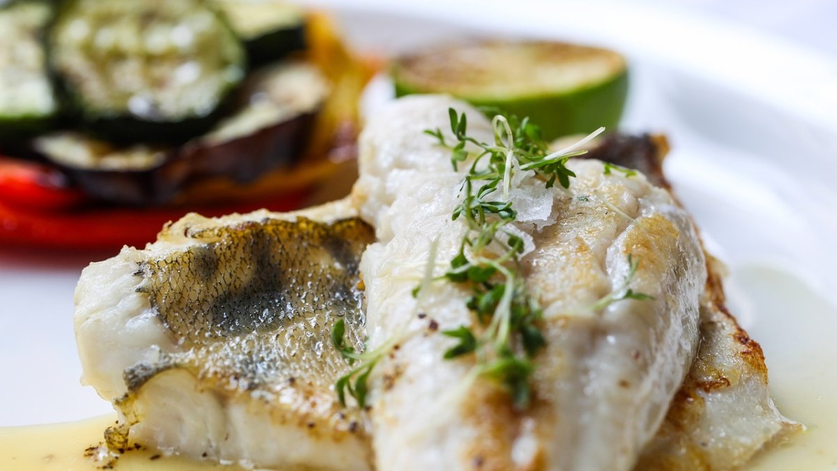 Corvina para almorzar.