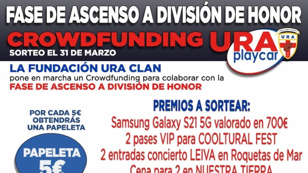 Cartel con toda la información para los aficionados.