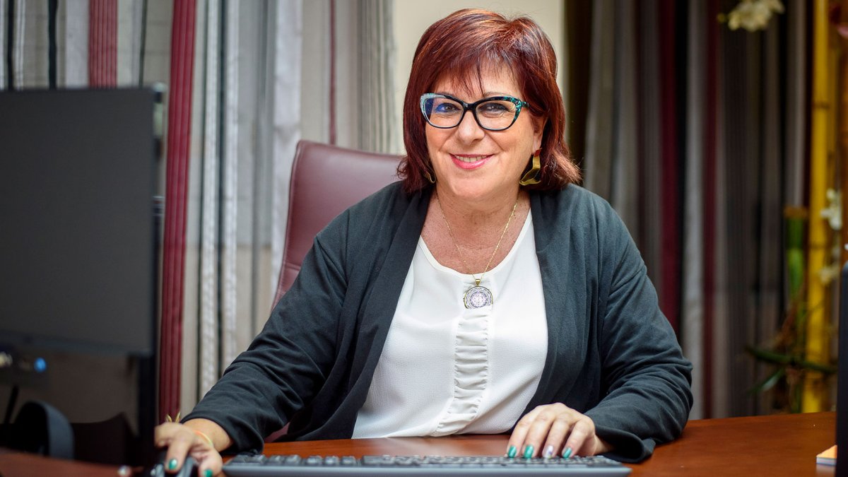 María del Mar García Martín, presidenta del Colegio de Enfermería.