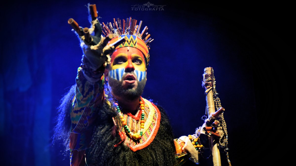 Representación teatral del Legado del León.