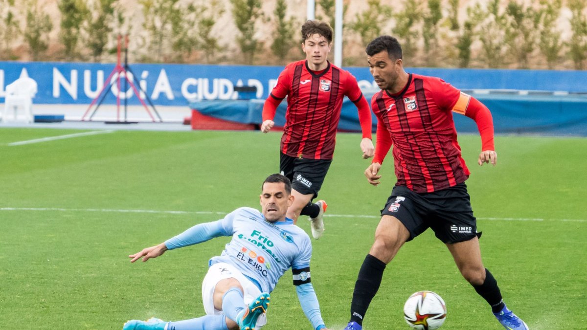 Gabi Ramos en el partido del pasado domingo ante La Nucía en el Camilo Cano.