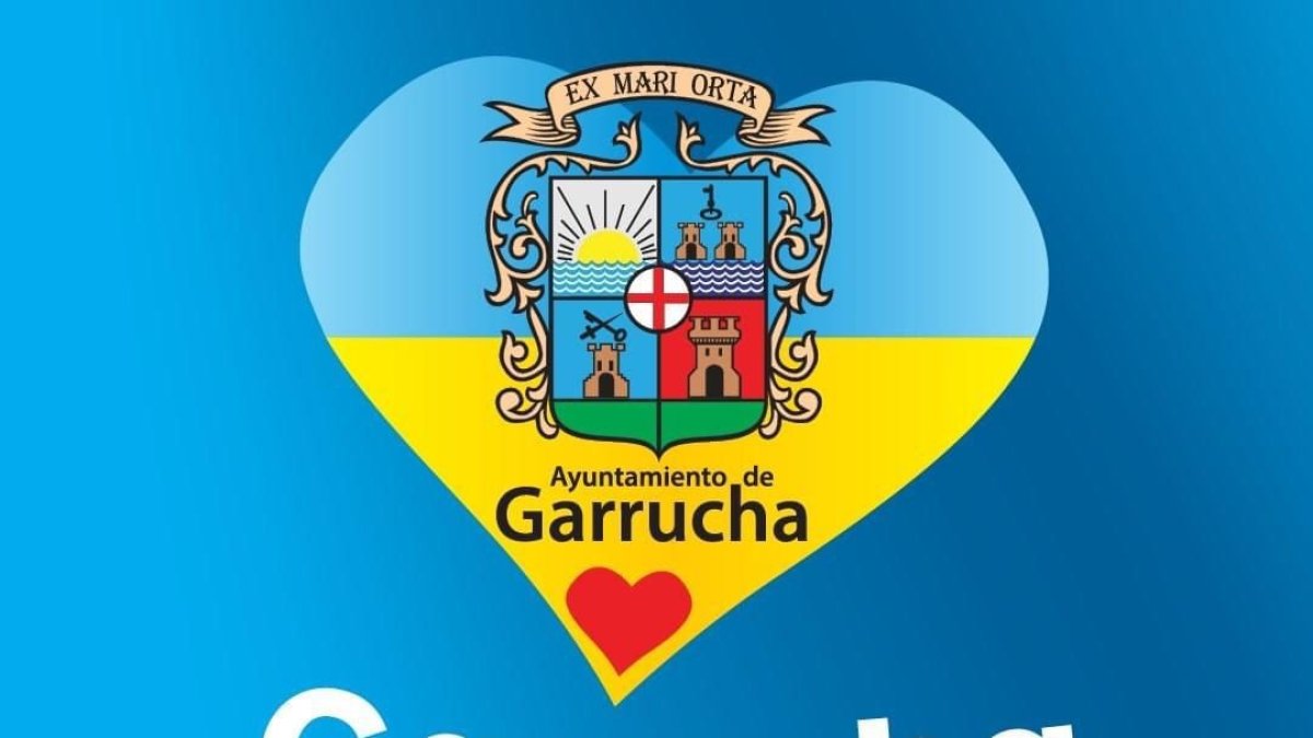 Cartel de la movilización de Garrucha con el pueblo ucraniano.