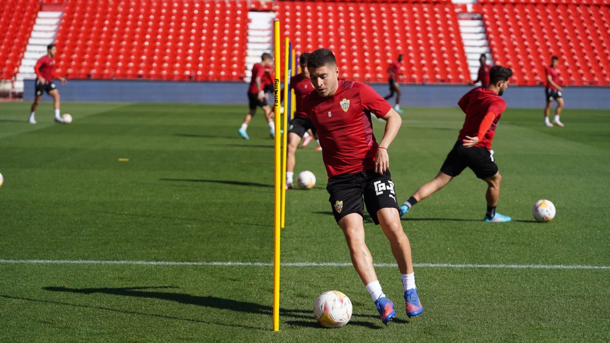 Portillo quiere pasar página tras la derrota sufrida en La Romareda.