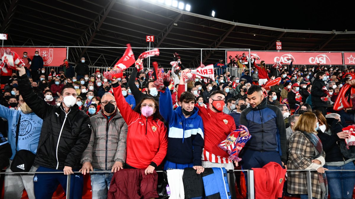 Aficionados del Almería.