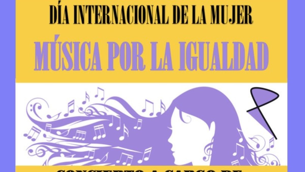 Detalle del cartel de las actividades propuestas en Pulpí por el Día Internacional de la Mujer.