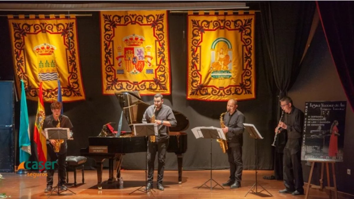 Imagen de archivo de la actuación de la Escuela Municipal de Música en ediciones pasadas del festival.