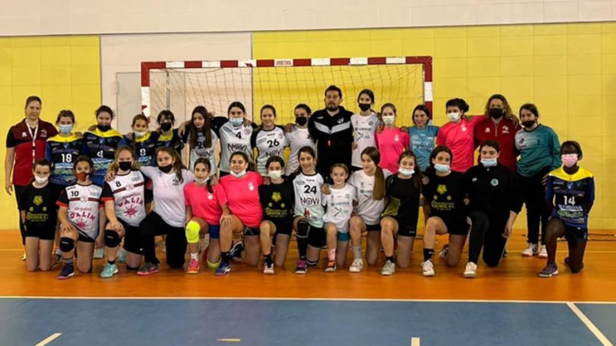 Los protagonistas de la concentración.