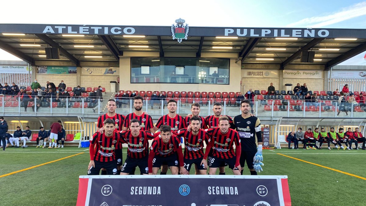 El once del Atlético Pulpileño este miércoles contra el Eldense.