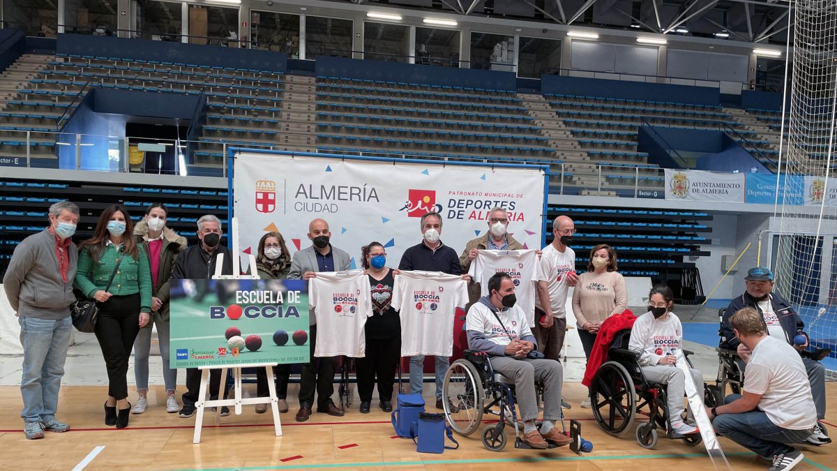 Puesta de largo de la Escuela de Boccia en el Palacio Mediterráneo.