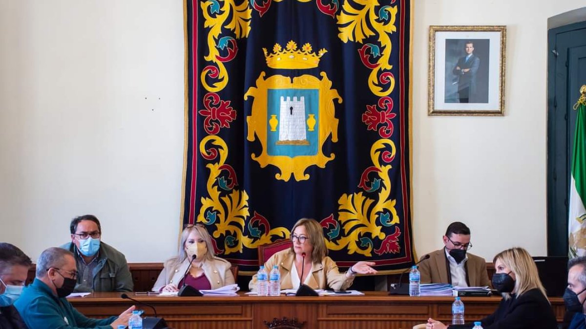 Imagen del Pleno del Ayuntamiento de Níjar.