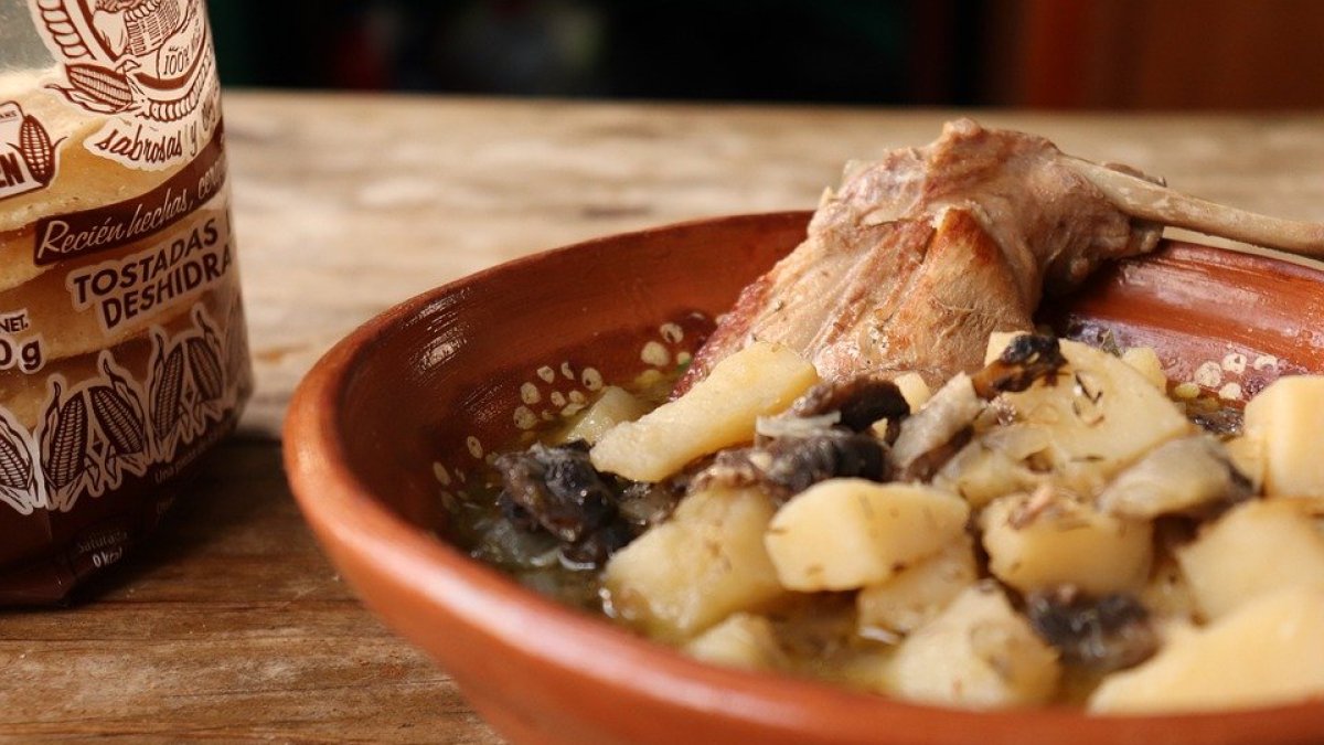 Conejo para almorzar.