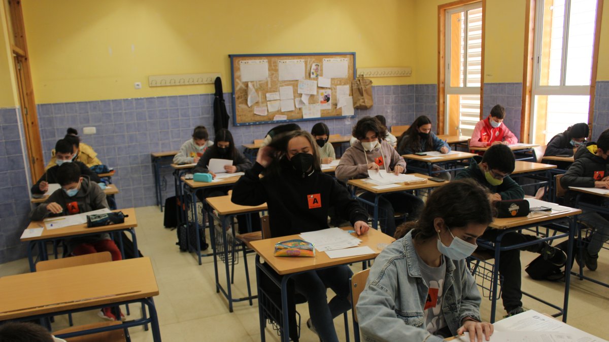 Imagen del desarrollo de la prueba.