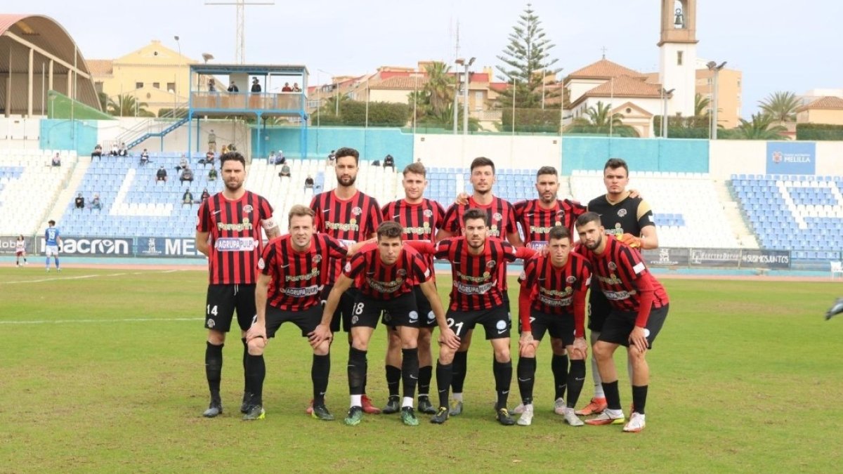 El once del Atlético Pulpileño en un partido que era fundamental y se ganó.