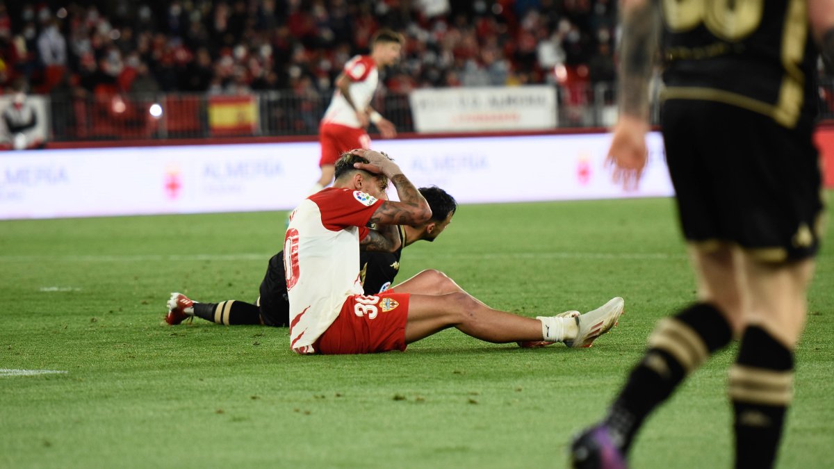 Samú se lamenta al final del 3-3.