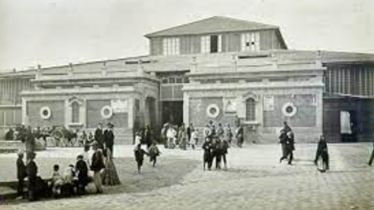 El mercado central a principios del siglo XX