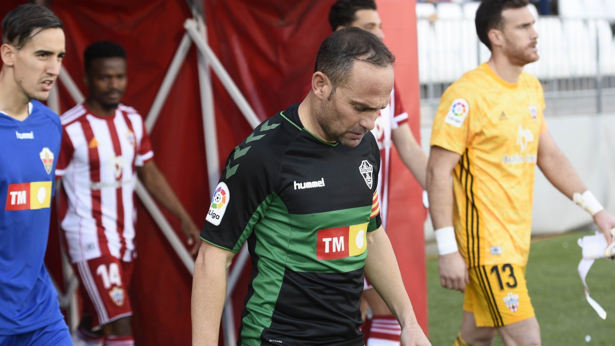 En el Almería-Elche de la Liga 2019-2020.