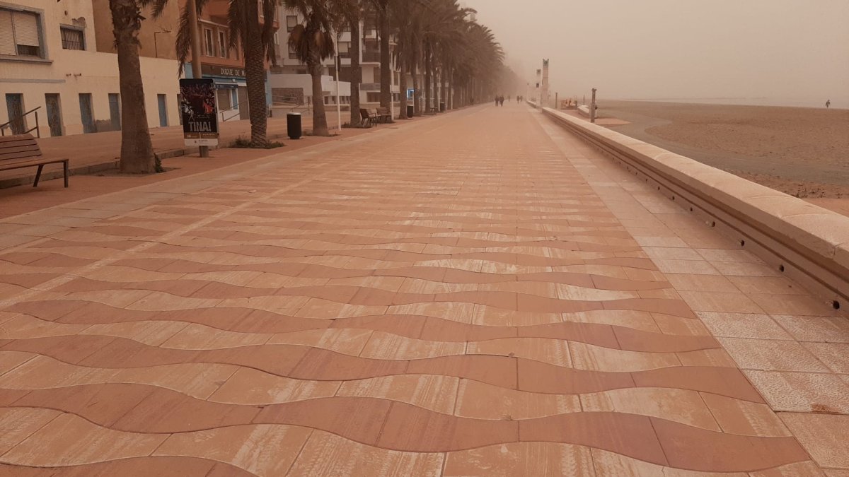 Imagen este martes del Paseo Marítimo.