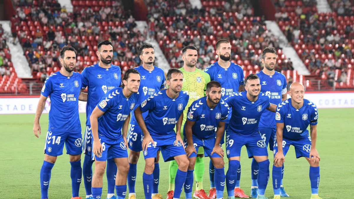 El Tenerife en el Estadio de los Juegos Mediterráneos.
