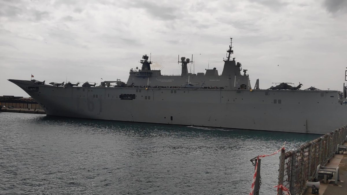 El buque Juan Carlos I.