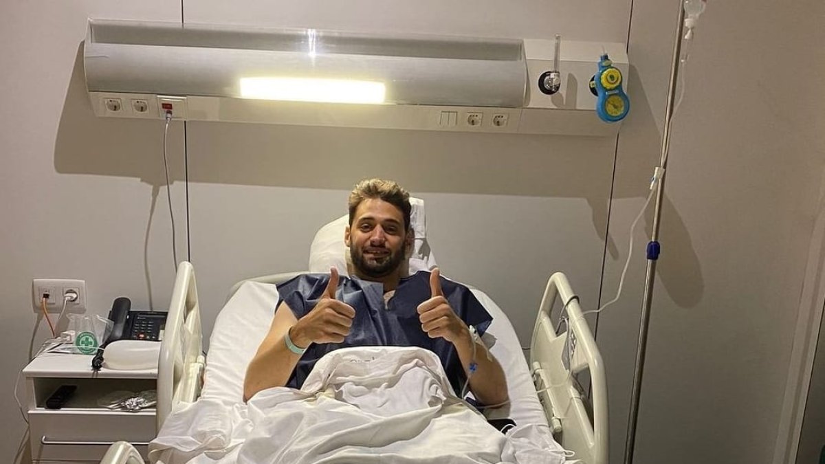 La foto que ha subido a su Instagram el futbolista del Almería.