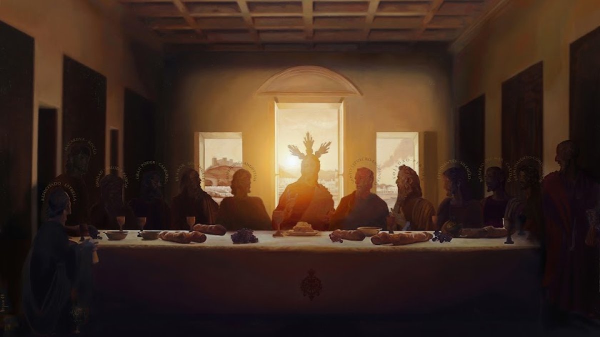 Cartel del 75 aniversario de la Agrupación, obra de Fernando Vaquero.