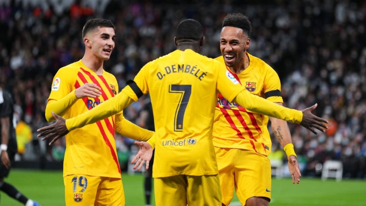 Recital del Barça en el Bernabéu.