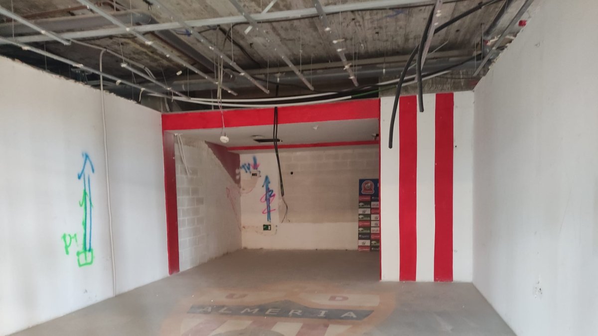 Aquí estaba la sede de la Federación de Peñas del Almería.