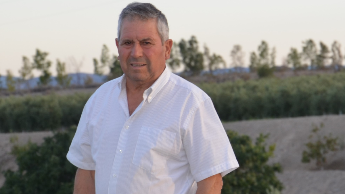 Blas Jiménez, presidente de la Comunidad de Regantes de la Zona Norte.