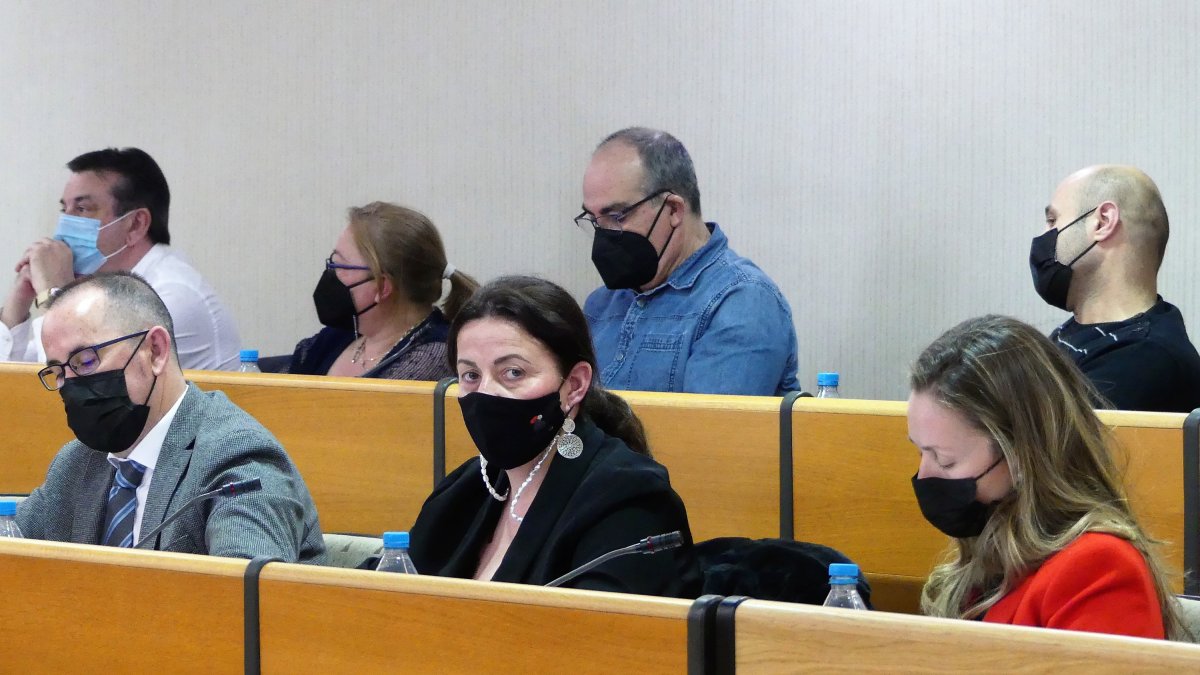 La edil de CS, Verónica Gómez, durante el último pleno.