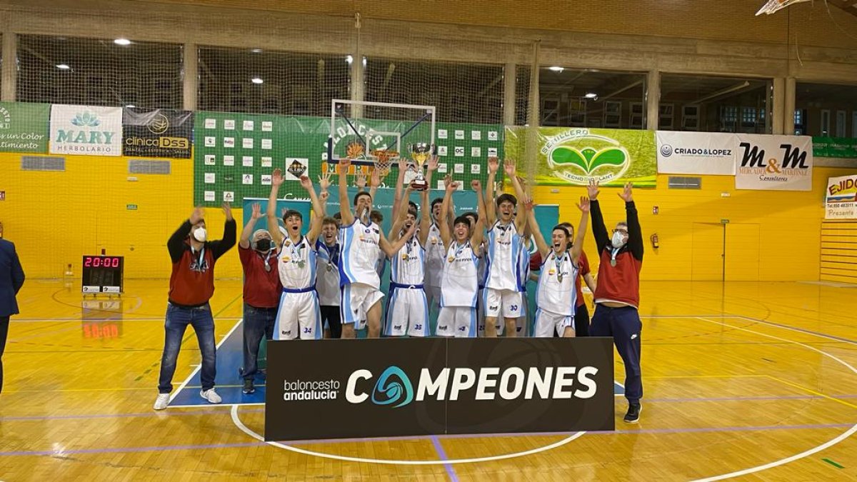 Celebración en la pista después de una gran final.
