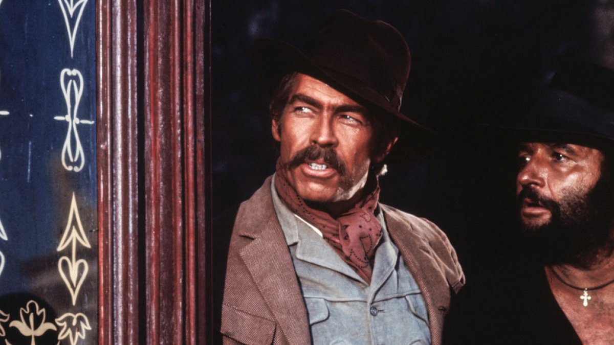 James Coburn y Rod Steiger en ¡Agáchate, maldito!