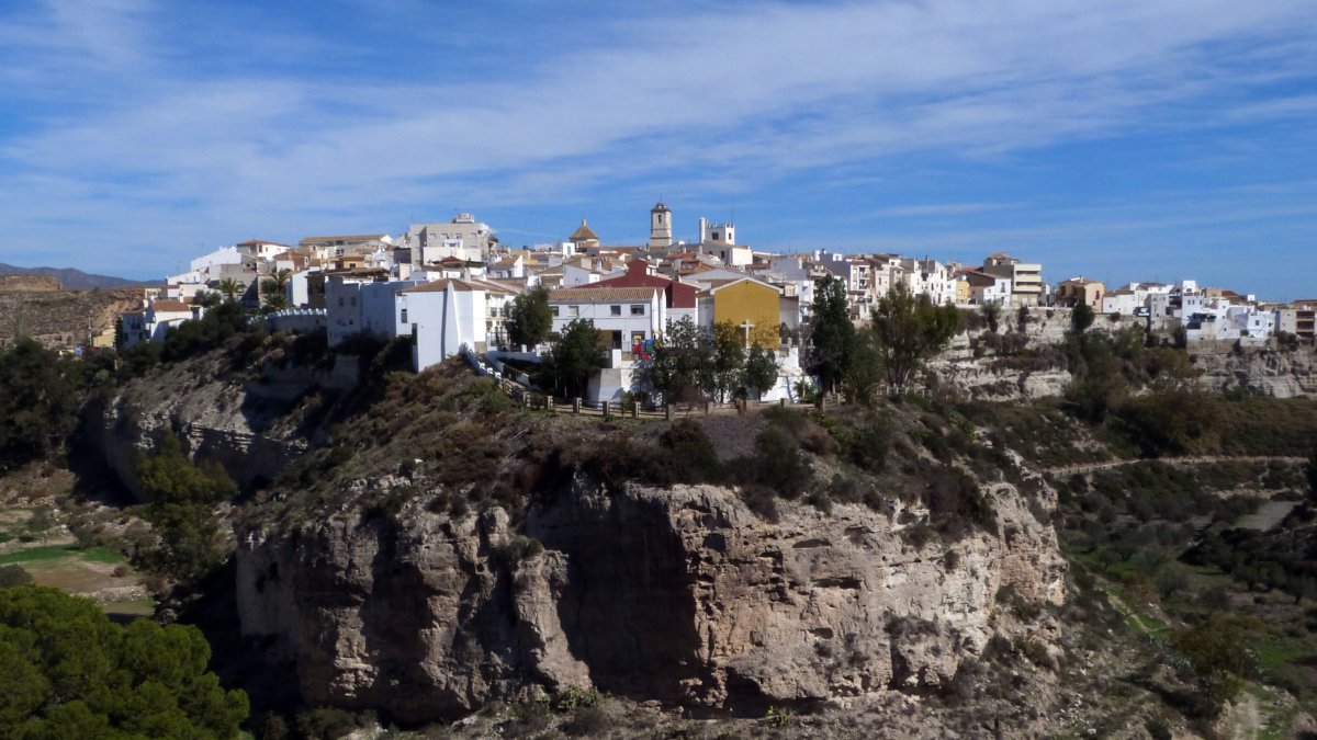 Imagen panorámica de Sorbas.