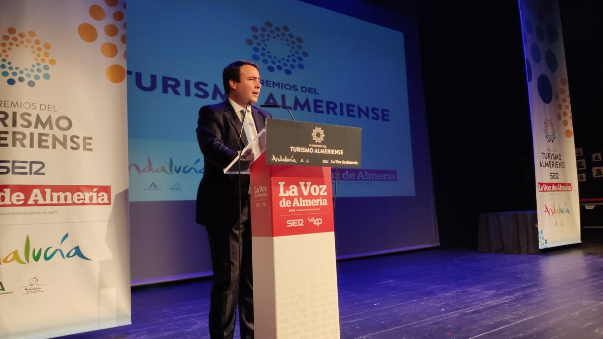 Fernándo Giménez, diputado provincial de Turismo de la Diputación de Almería.