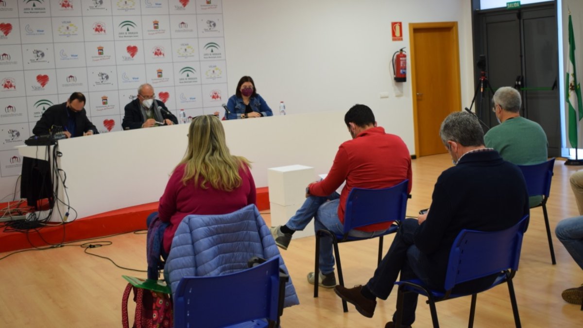 Imagen del pleno en Vícar este jueves.