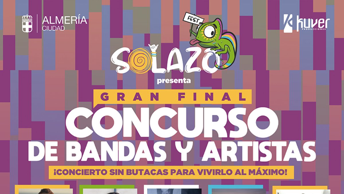 Cartel del Concurso de Bandas del \'Solazo Fest\'.