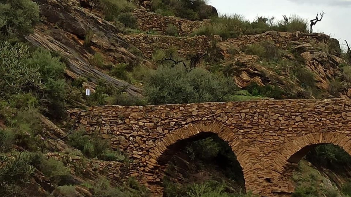 El primer arco por la izquierda presenta una clara deformación. Foto: Ayuntamiento de Albanchez.