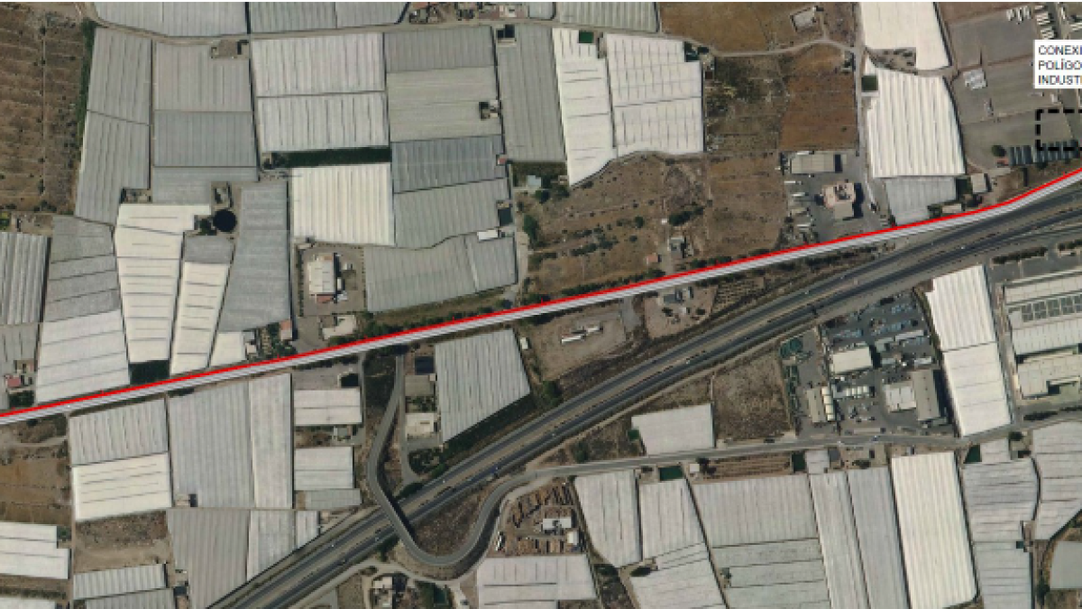 Plano del lugar donde estará ubicado el carril bici.