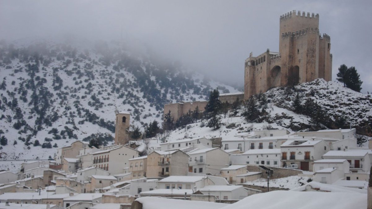 Imagen de archivo de una nevada en Vélez Blanco.